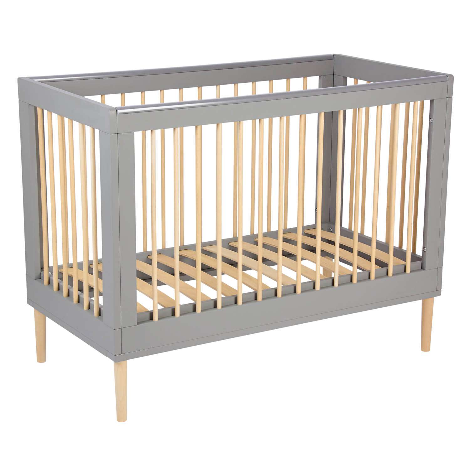 Кровать детская Polini kids Simple 360 Серый-Натуральный - фото 4