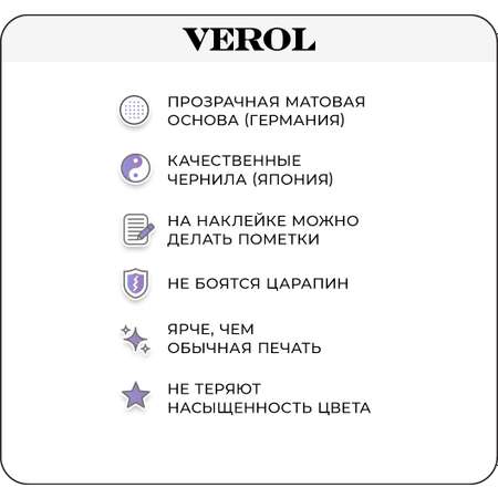 Интерьерная наклейка VEROL Правила кухни