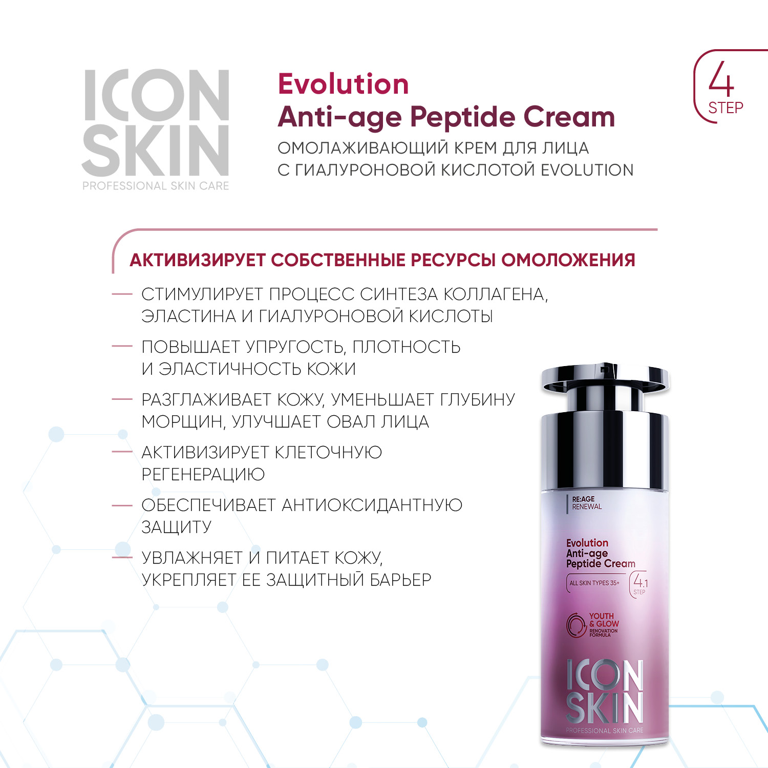 Набор для ухода за кожей ICON SKIN Age Renewal № 4 2 средства - фото 2