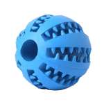 Мяч для собак Play Dog для чистки зубов синий