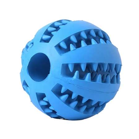 Мяч для собак Play Dog для чистки зубов синий