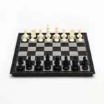 Настольная игра Sima-Land 3 в 1 «Классика» шахматы шашки нарды магнитная доска 32х32 см