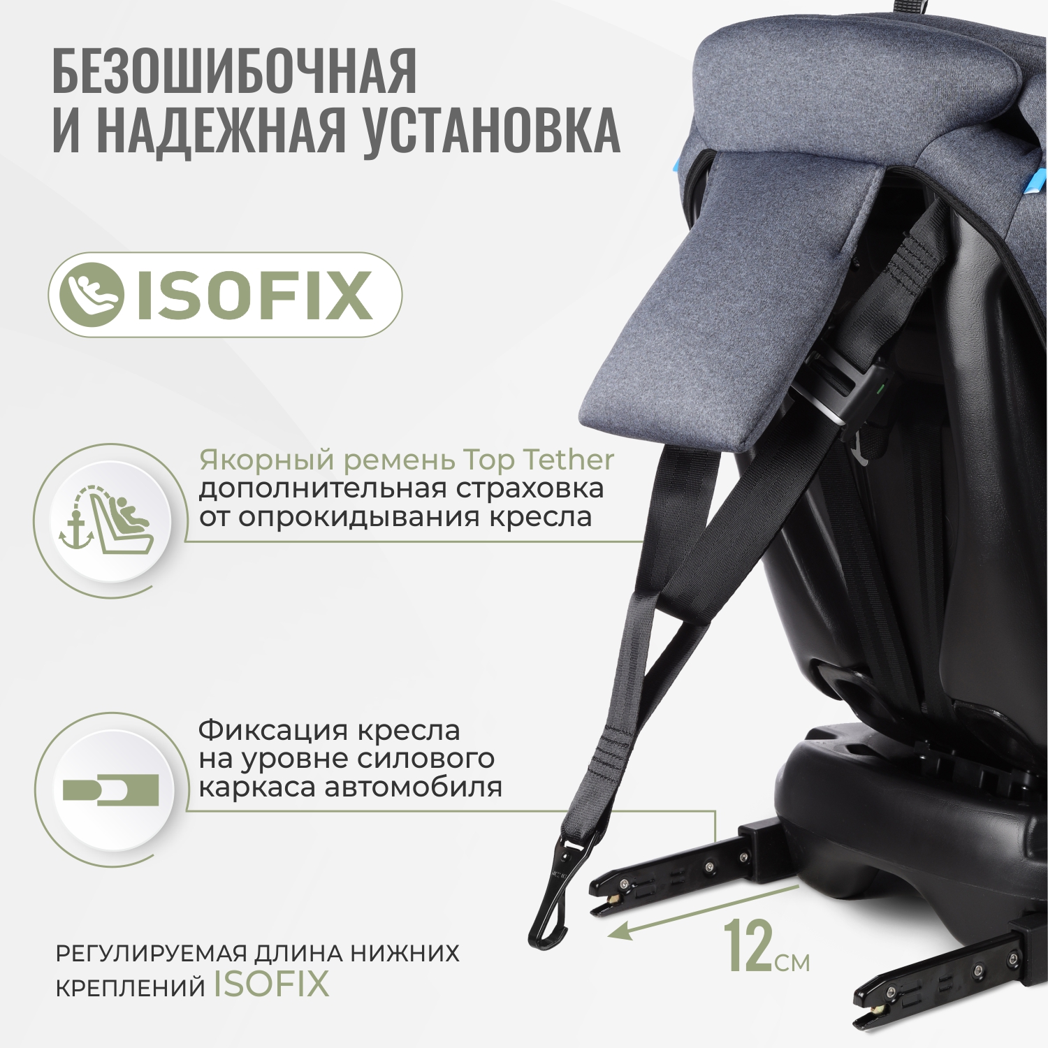 Детское автокресло SmartTravel Boss ISOFIX Blue - фото 10