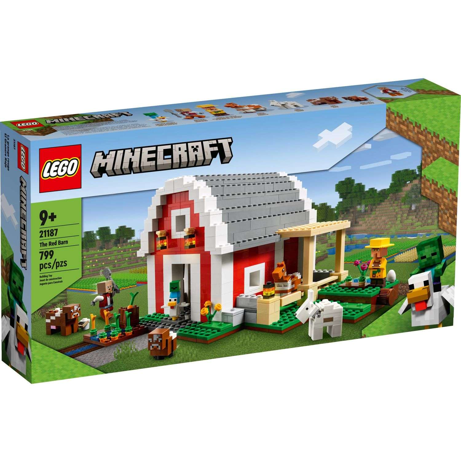 Конструктор LEGO Minecraft Красный амбар 21187 - фото 1