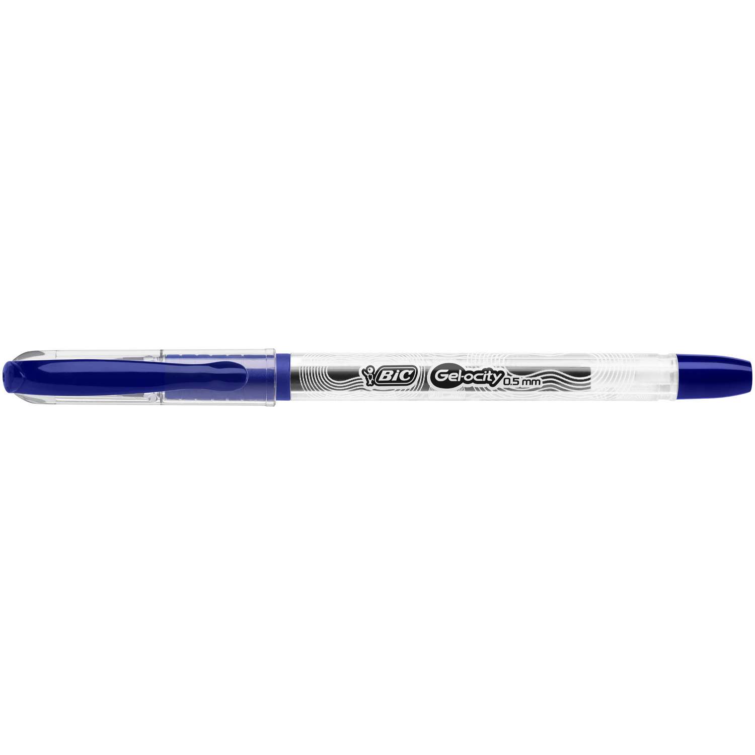 Ручка гел BIC Джелосити Стик 0.5мм 2шт Синяя 989707 - фото 3