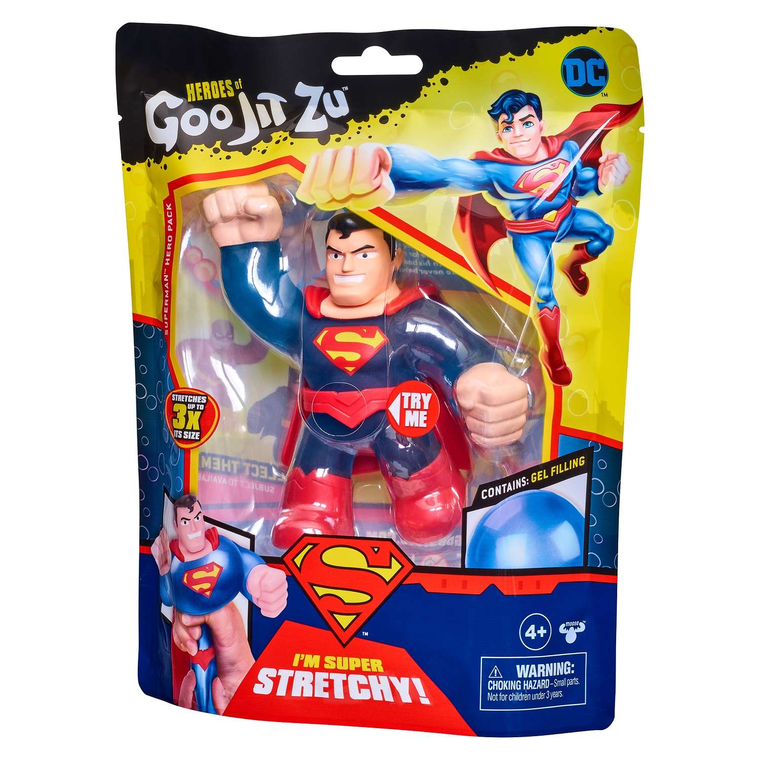 Фигурка GooJitZu Супермен DC тянущаяся 38683 - фото 4
