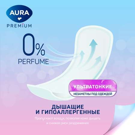 Прокладки AURA женские гигиенические Light спайка 3уп х 40 шт