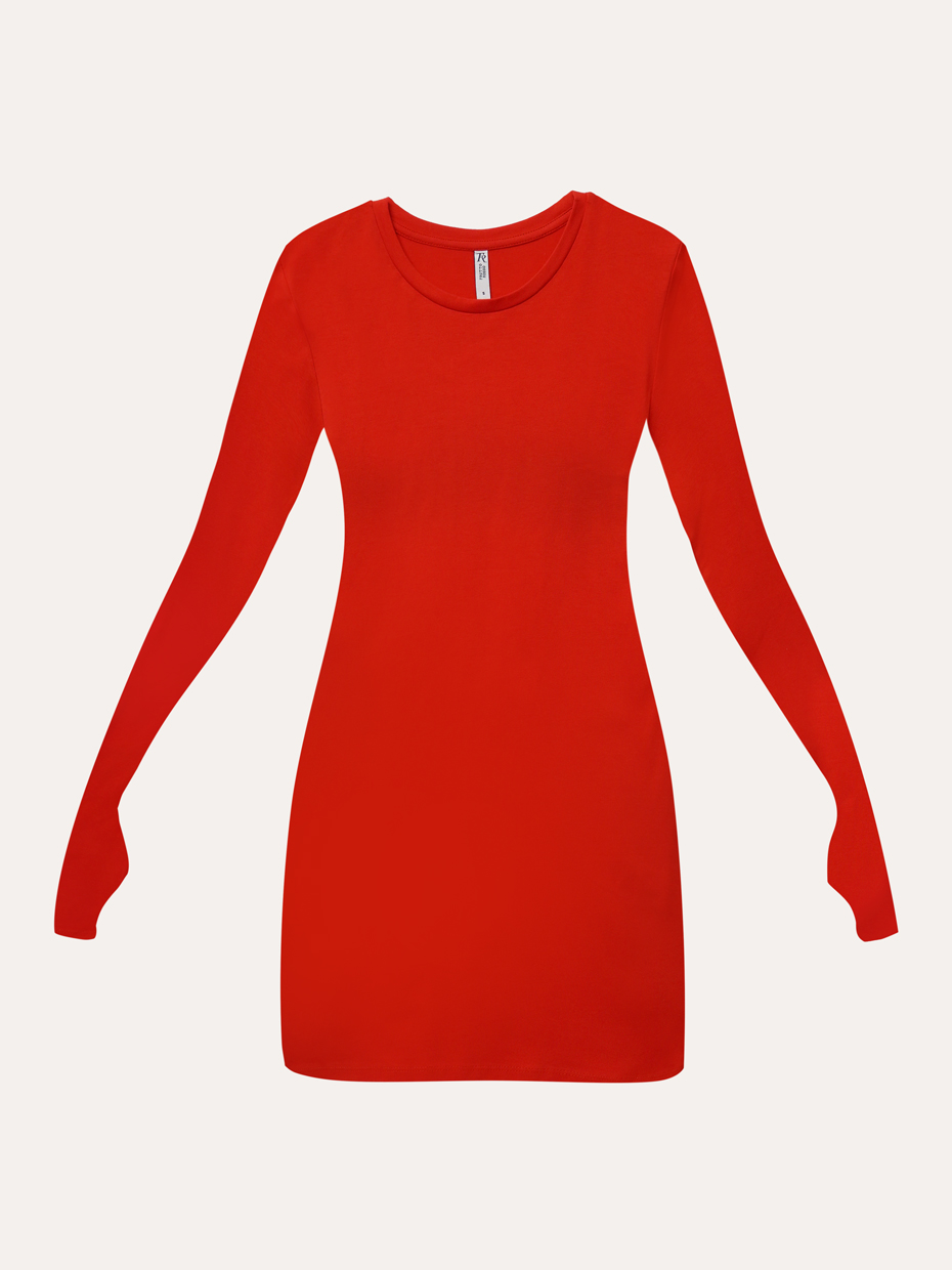 Платье Frutto Rosso FRWS4B04/Красный - фото 1