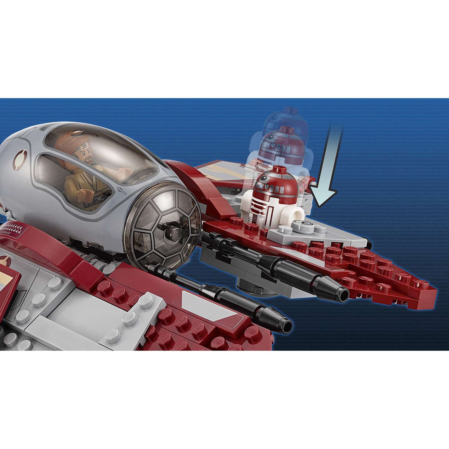 Конструктор LEGO Star Wars TM Перехватчик джедаев Оби-Вана Кеноби™ (75135) - фото 8