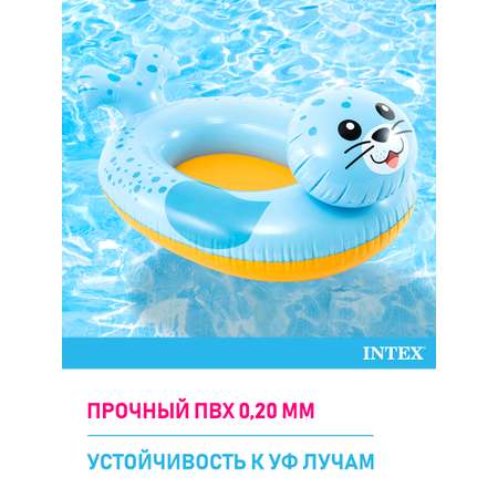 Лодочка надувная детская Intex лодочка плот для плавания максимальная нагрузка 15 кг