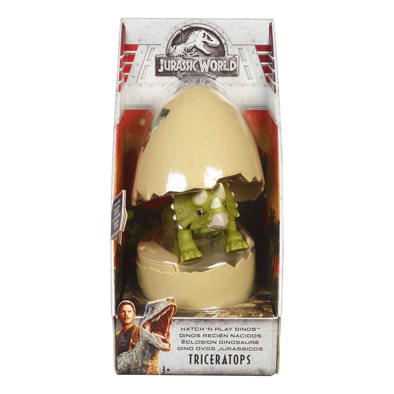 Набор археологический Jurassic World Динозавр в яйце Трицератопс FMB94 - фото 2