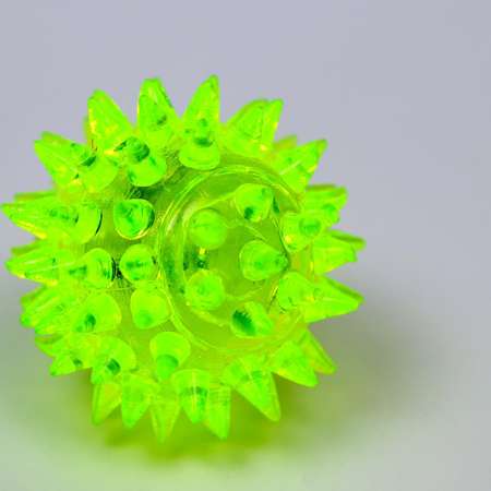Игрушка для собак Пижон Мяч светящийся 4.5 см жёлтый