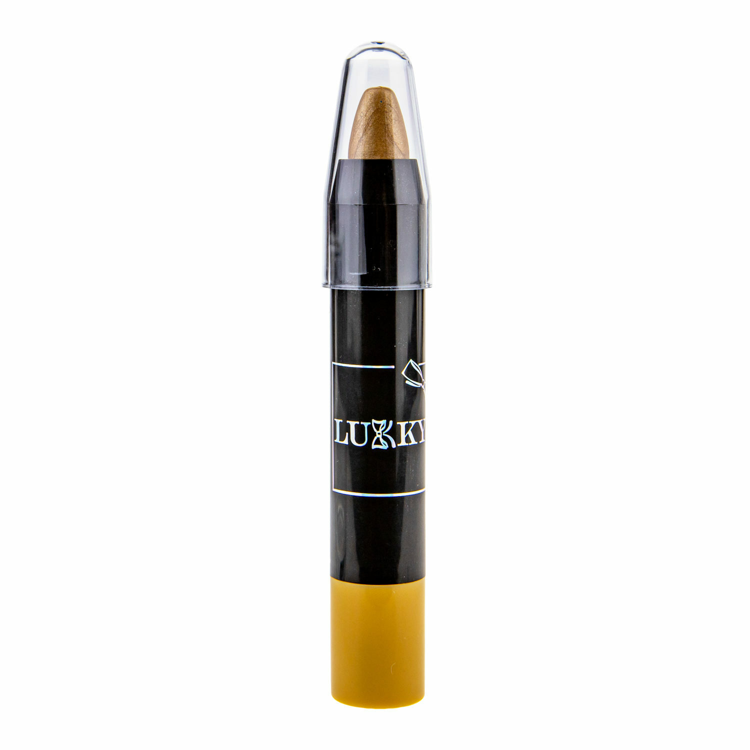 Тени для глаз Lukky Girl Pearl карандаш c перламутровым эффектом золотой - фото 4