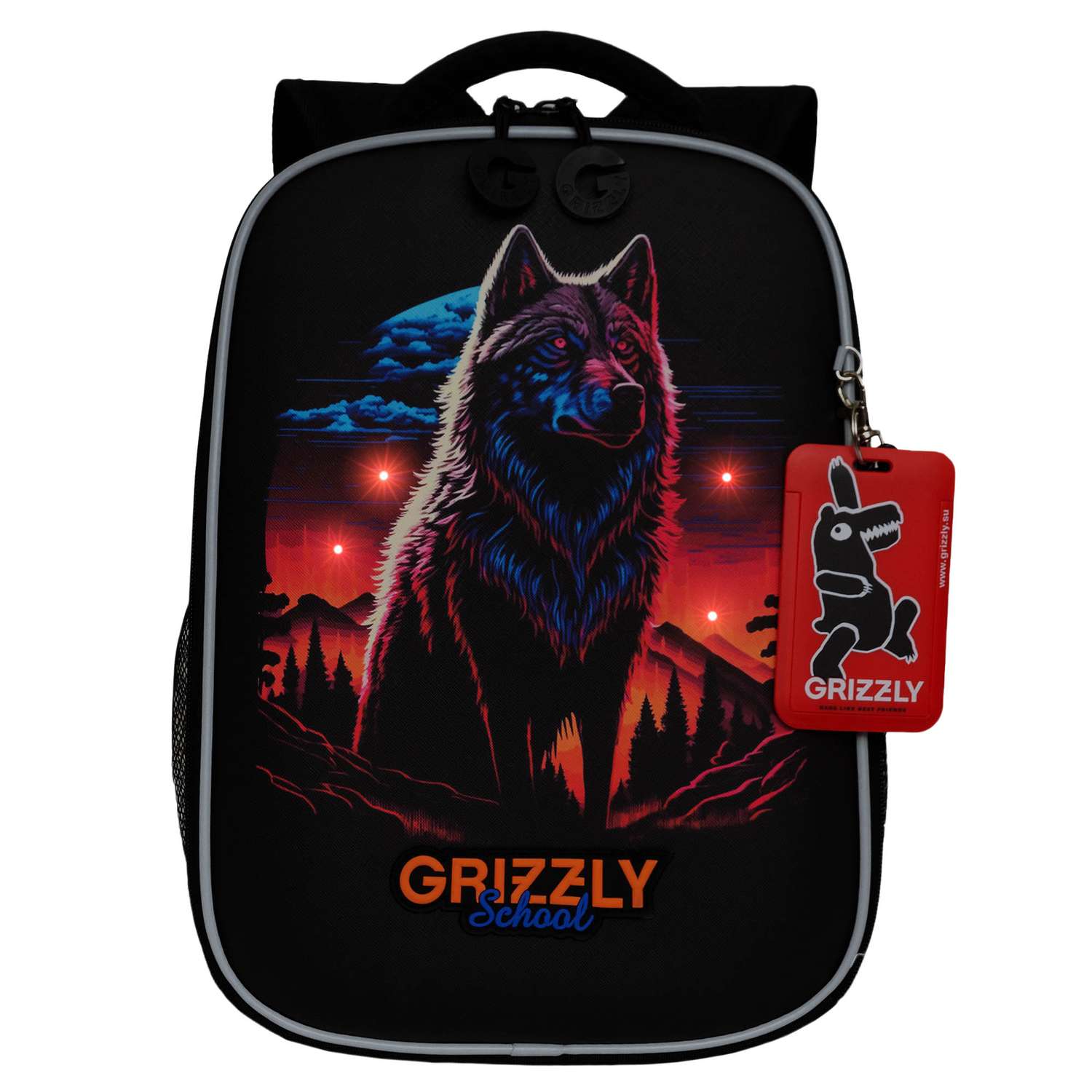 Рюкзак школьный Grizzly Черный RAw-497-5/1 - фото 6