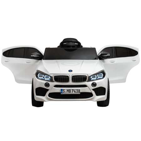 Детский электромобиль TOYLAND Bmw X6 mini 4х4 7438 белый