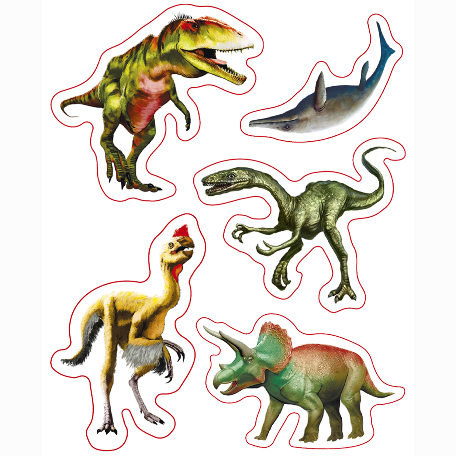 Магнитный набор Рыжий кот Динозавры - фото 3