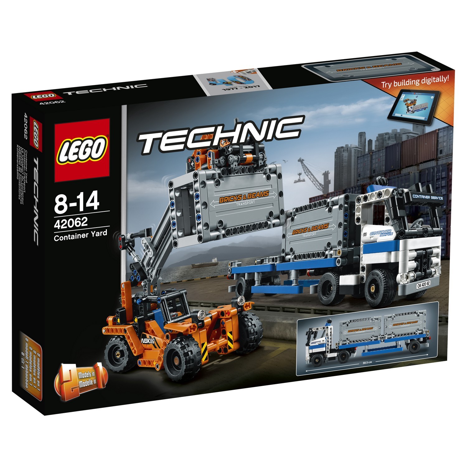 Конструктор LEGO Technic Контейнерный терминал (42062) купить по цене 4399  ₽ в интернет-магазине Детский мир