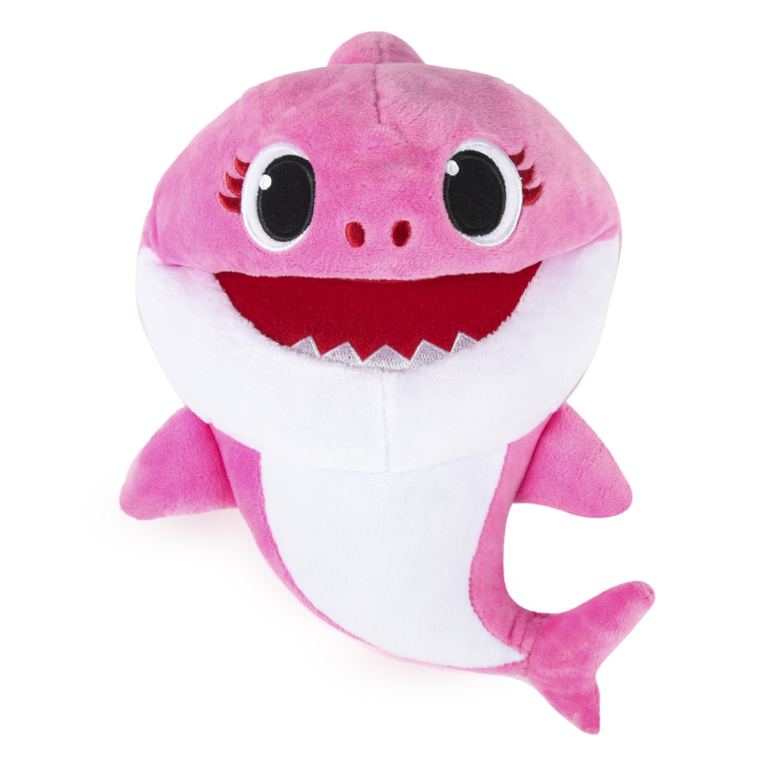 Игрушка мягкая Baby Shark марионетка Розовая 61082 - фото 1