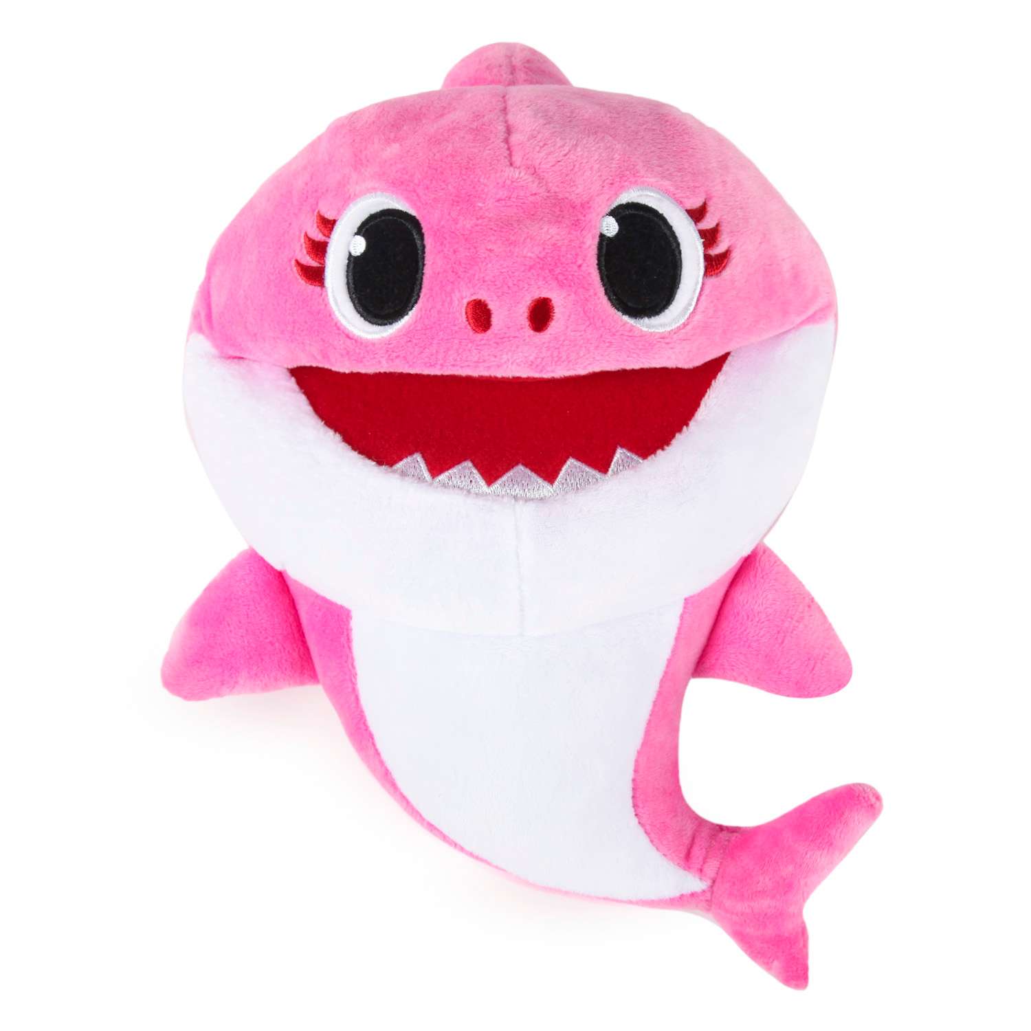 Игрушка мягкая Baby Shark марионетка Розовая 61082 - фото 1