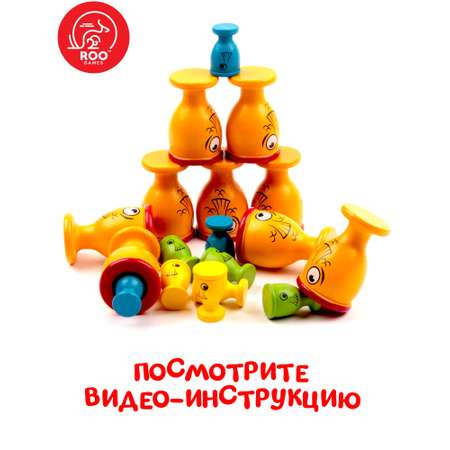 Игра настольная TREE TOYS из дерева Big Fish Little Fish Из Большой Маленькая