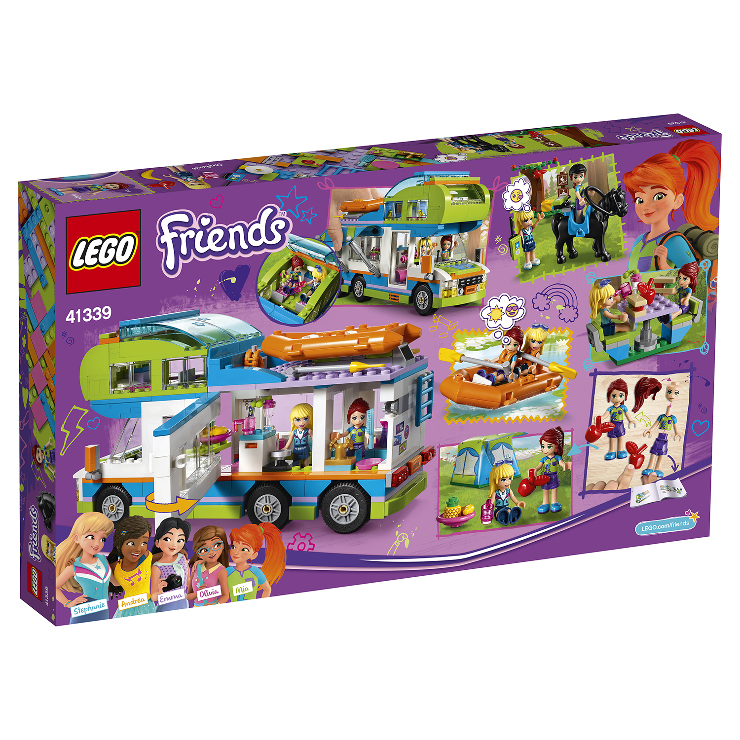 Конструктор LEGO Дом на колёсах Friends (41339) купить по цене 2499 ₽ в  интернет-магазине Детский мир