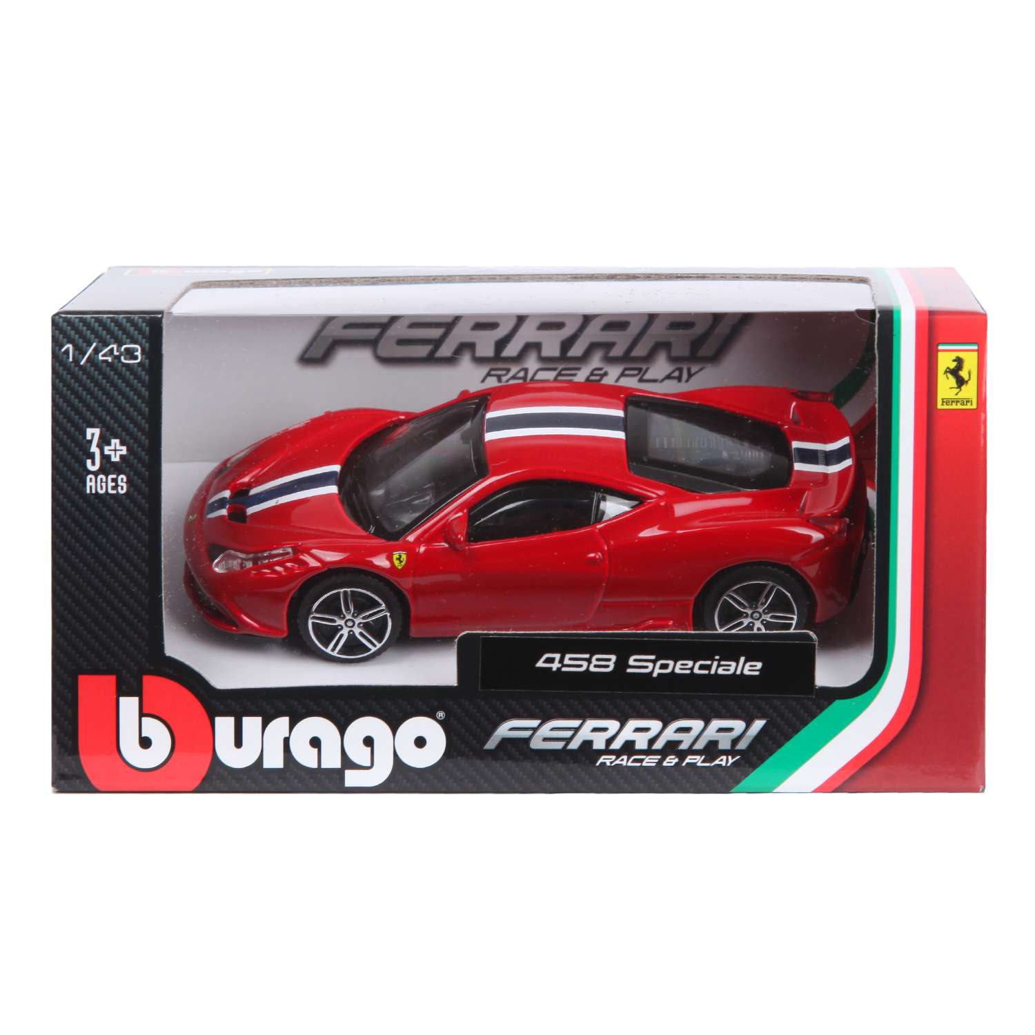 Машина BBurago 1:43 Ferrari 458 Speciale 18-36025W 18-36025W - фото 2