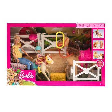 Набор игровой Barbie Челси и любимые лошадки FXH15