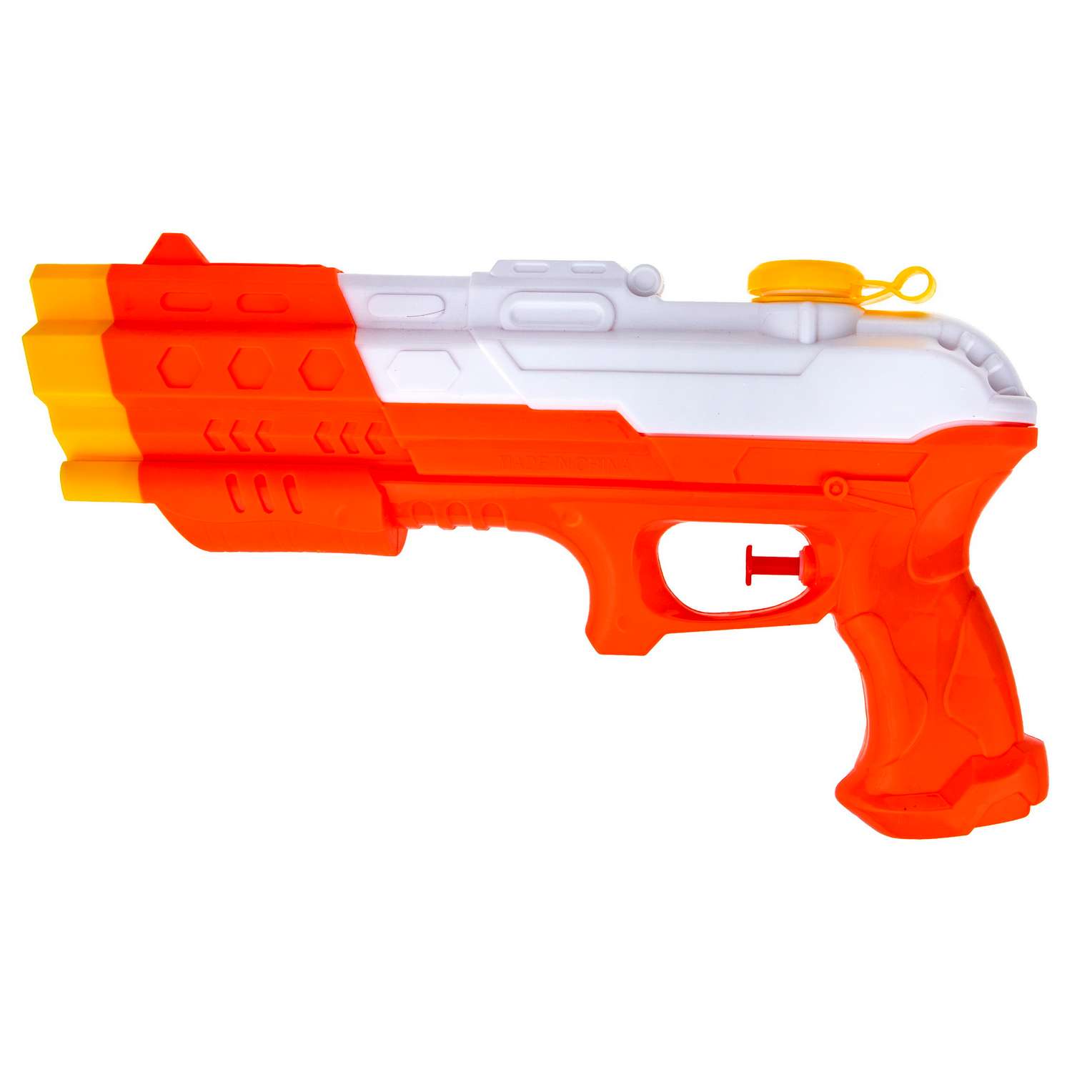 Водное оружие Aqua мания Пистолет оранжево-белый - фото 1