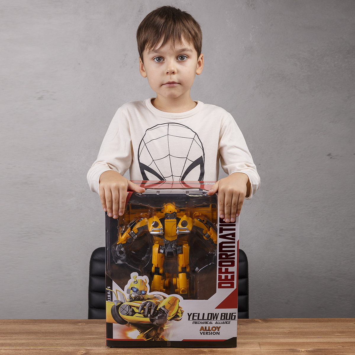 Робот-трансформер BAZUMI Машинка Бамблби Max подарок мальчику - фото 11