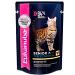 Корм влажный для пожилых кошек Eukanuba Cat 85г с курицей в соусе пауч