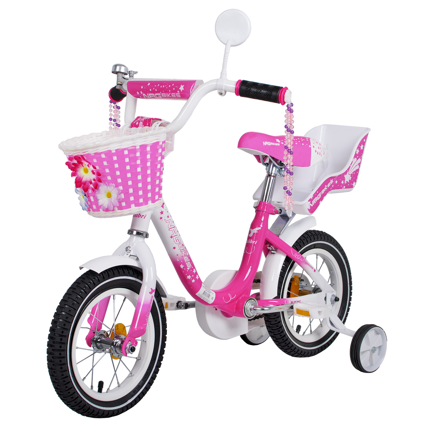 Велосипед NRG BIKES Colibri 12 pink-white - фото 13