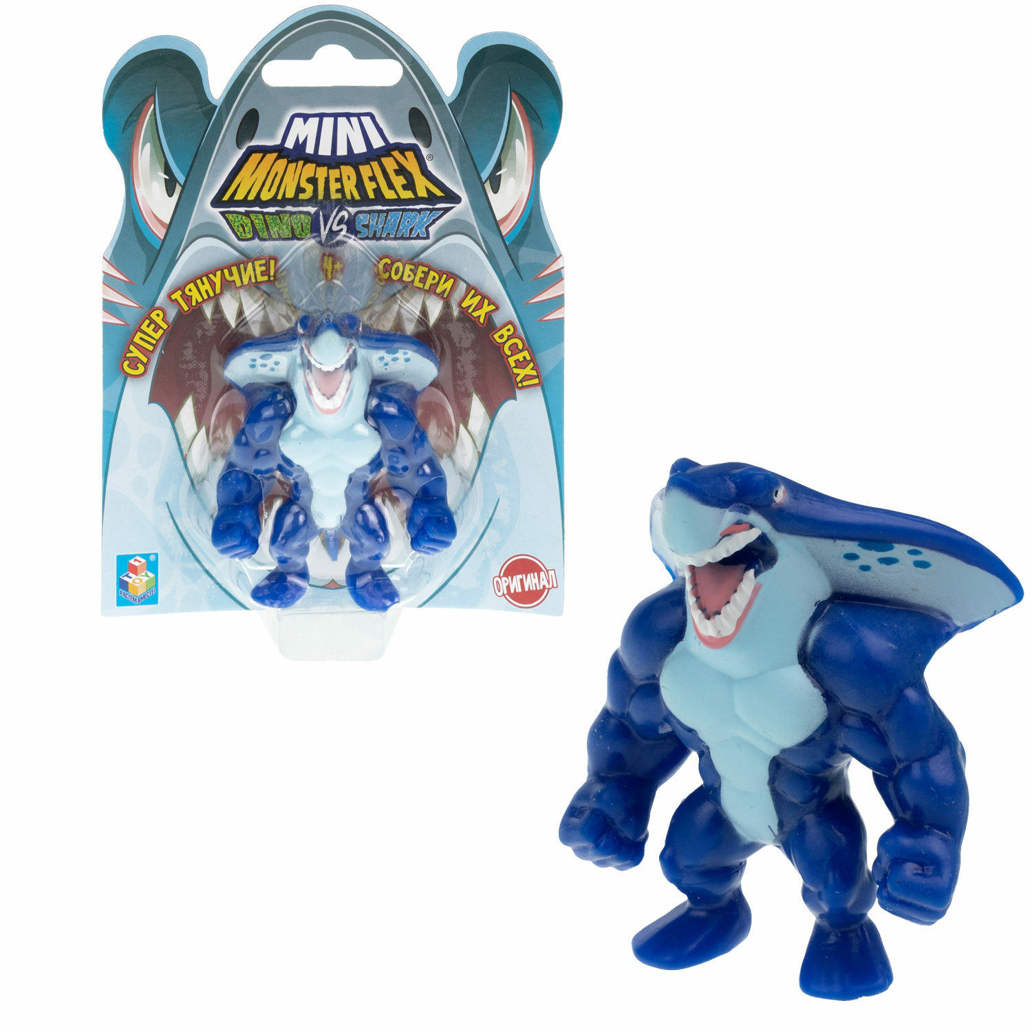 Игрушка-антистресс Monster flex mini dino и shark Скат-мантарекс 7см - фото 1