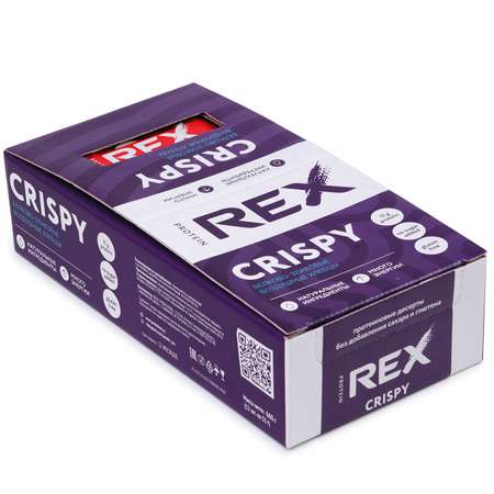 Протеиновое печенье ProteinRex Crispy ягодный мильфей 12шт