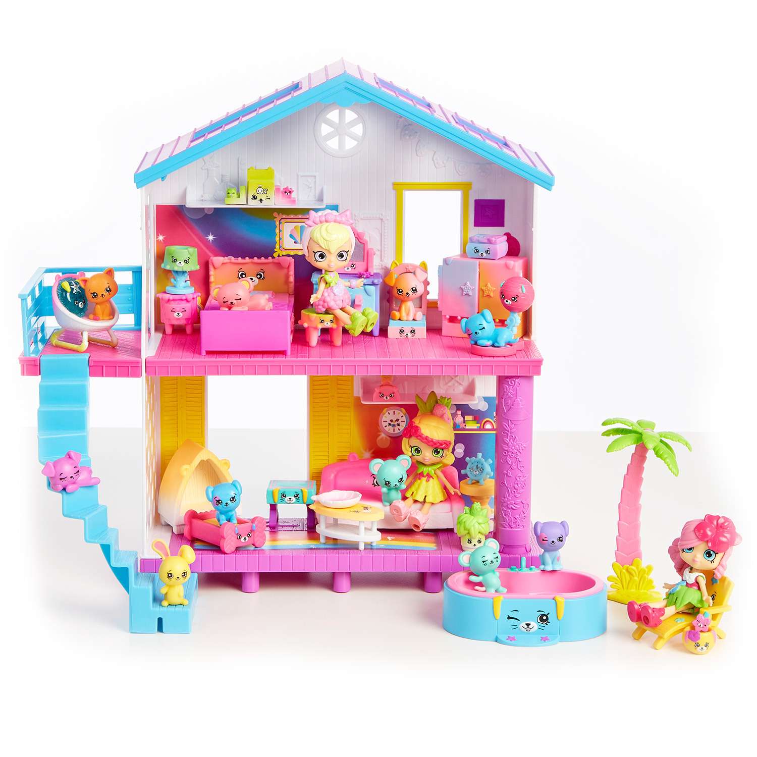 Игрушка Happy Places Shopkins Пляжный домик в непрозрачной упаковке (Сюрприз) 56860 - фото 1