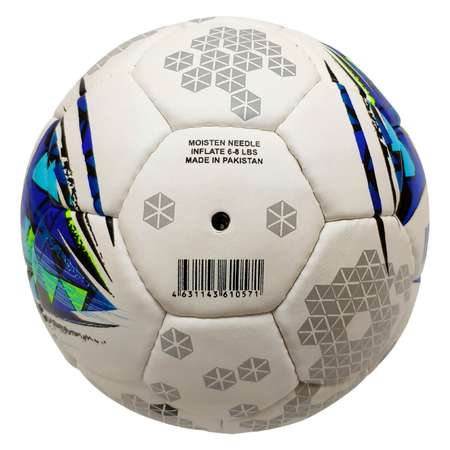 Мяч футбольный InGame FLYER бело-синий IFB-105