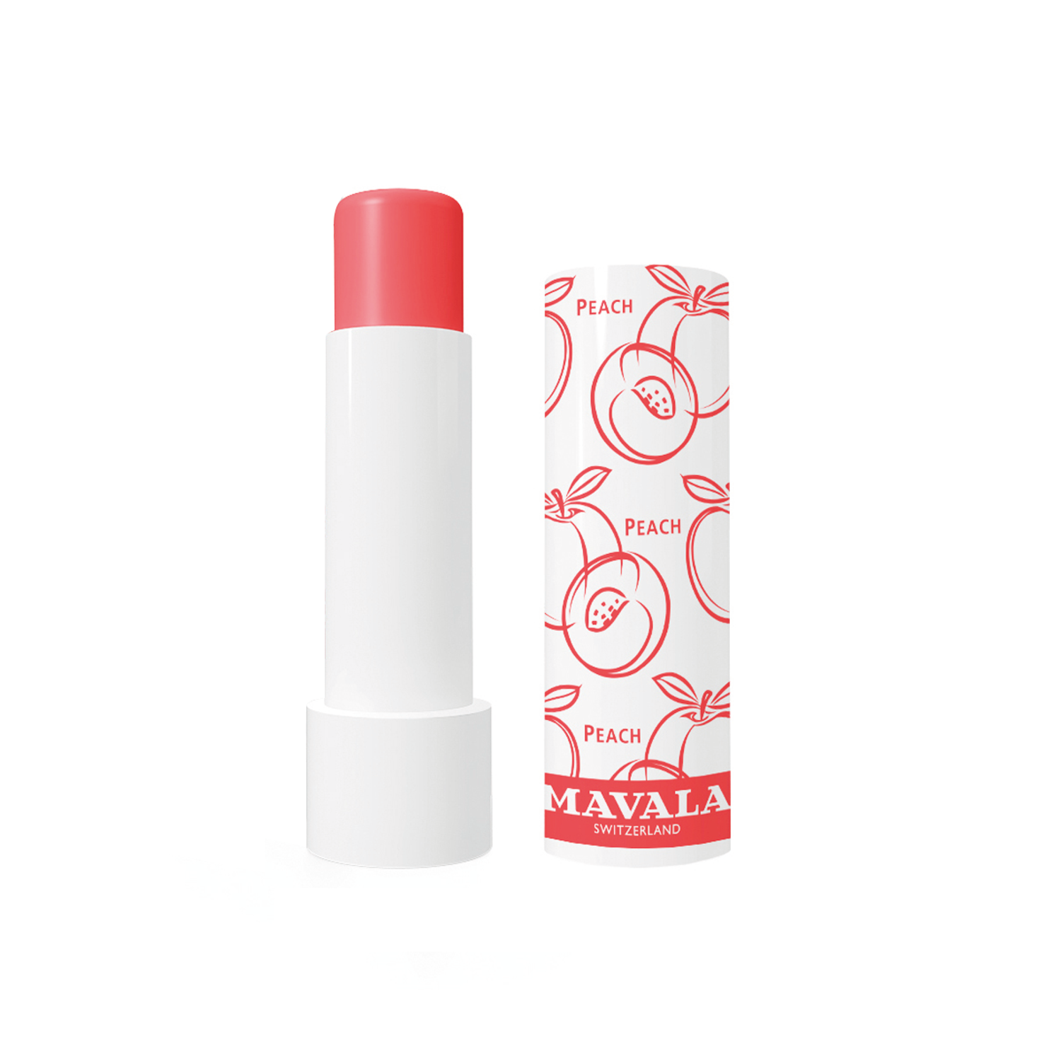 Бальзам для губ Mavala Тинт Персик / Lip Balm Peach 4.5 гр - фото 1