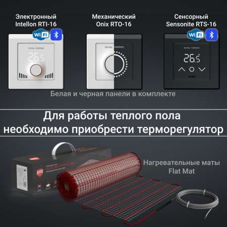 Теплый пол Royal Thermo нагревательный мат Flat Mat RTFM 2-150-4