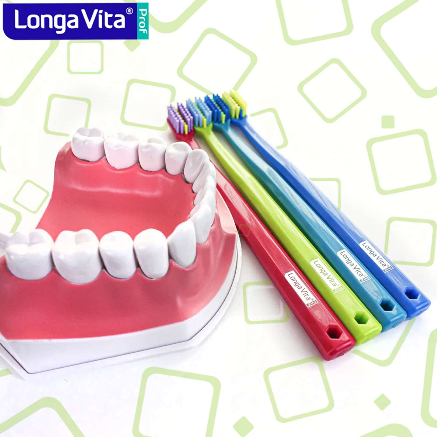 Зубная щётка LONGA VITA ортодонтическая S-1680G - фото 9