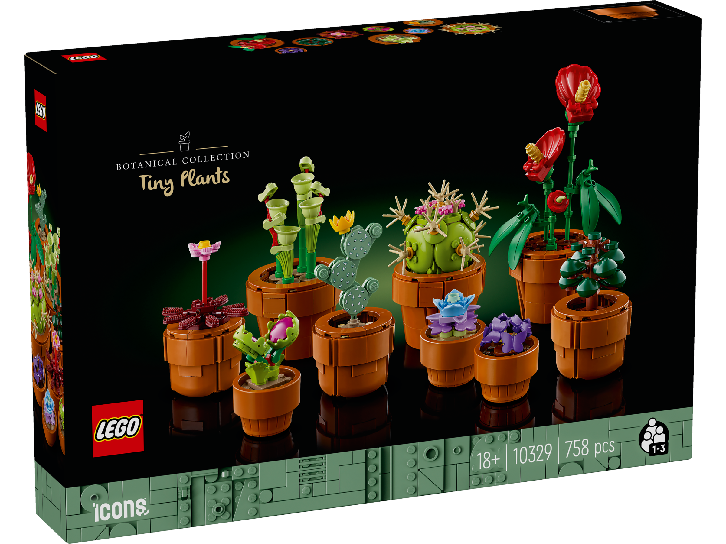 Конструктор LEGO Icons Tiny plants 10329 - фото 2