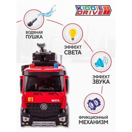 Пожарная машина KiddieDrive с водяной пушкой