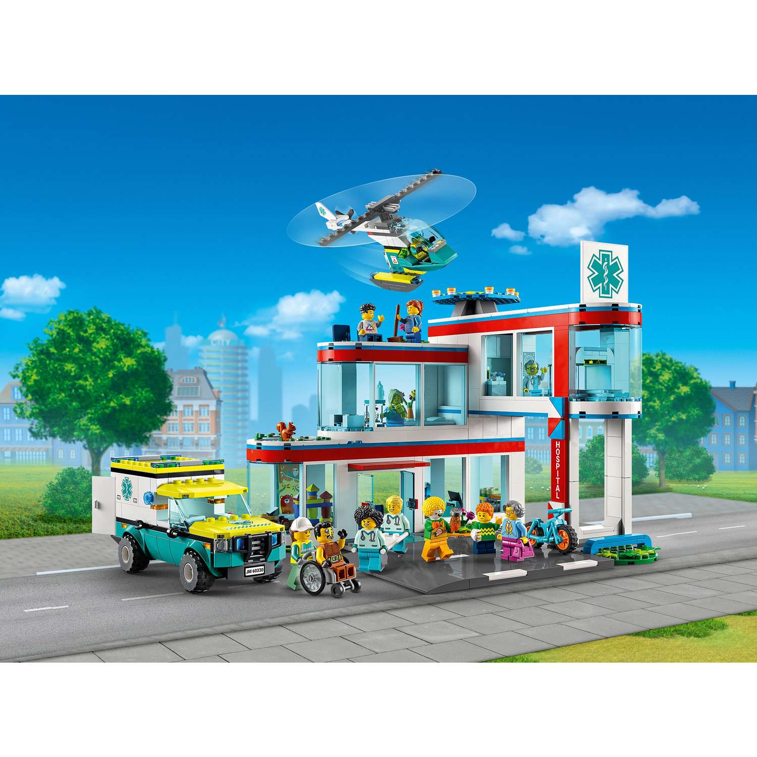 Конструктор детский LEGO City Больница 60330 - фото 15