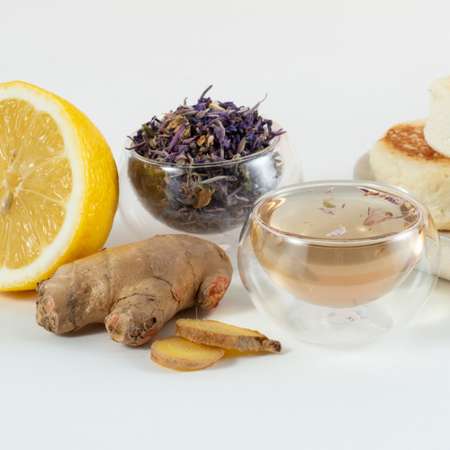 Напиток чайный Предгорья Белухи Иван-чай Сушеные цветы лимон и имбирь 80 г