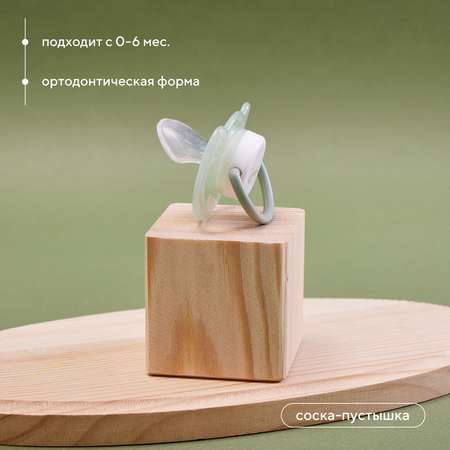 Соска-пустышка Rant ортодонтическая 0-6м арт. 3005 green
