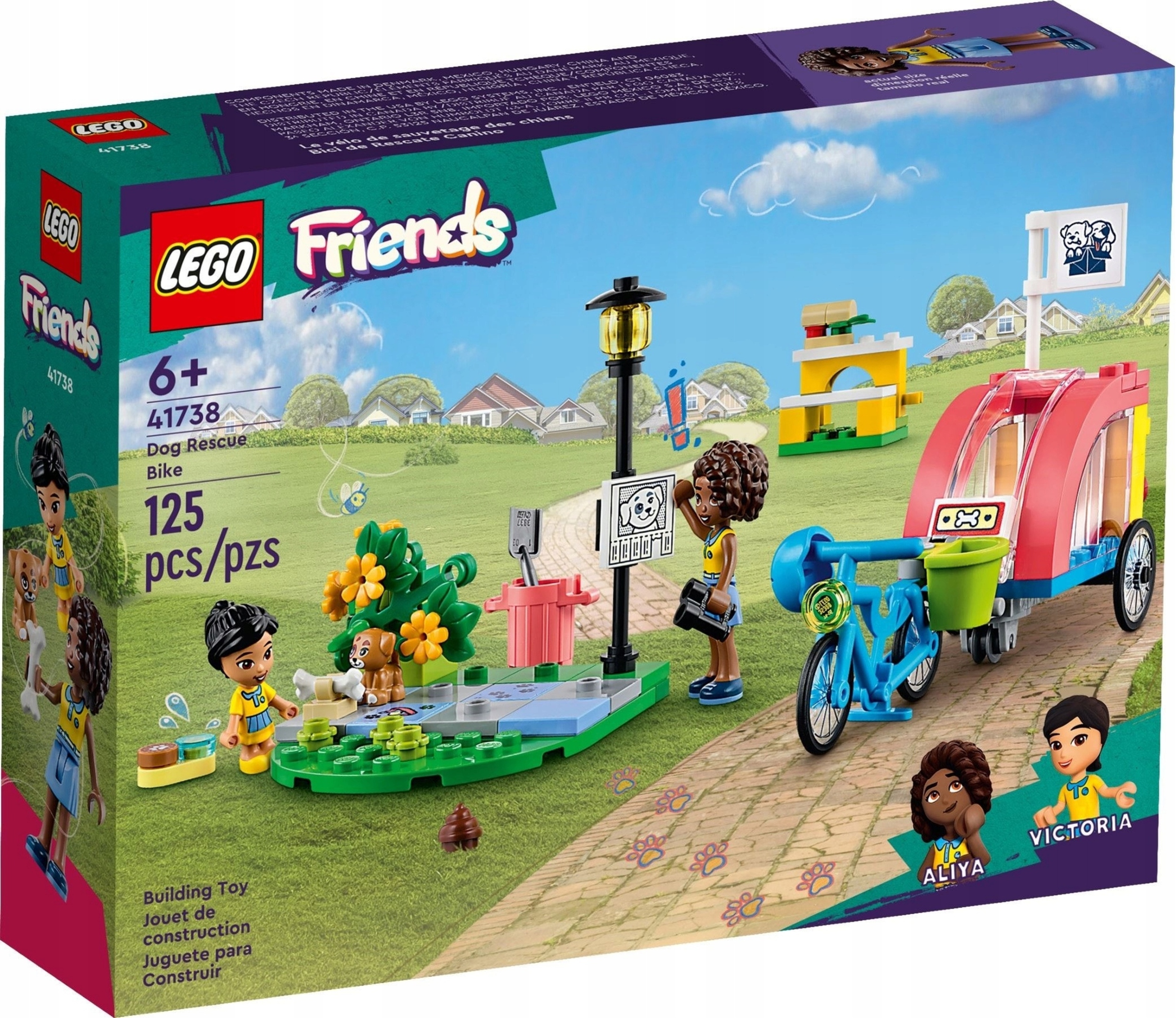 Конструктор Friends LEGO 41738 Велосипед для спасения собак - фото 1