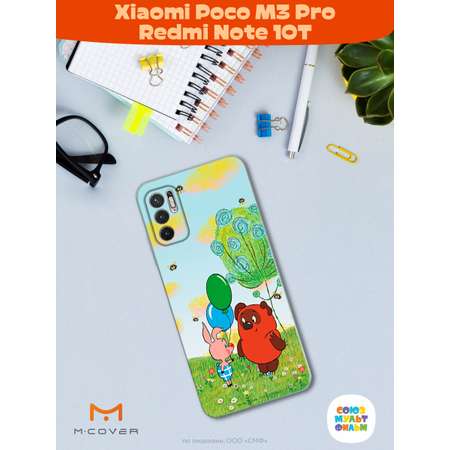 Силиконовый чехол Mcover для смартфона Poco M3 Pro Redmi Note 10T Союзмультфильм Лучшие друзья