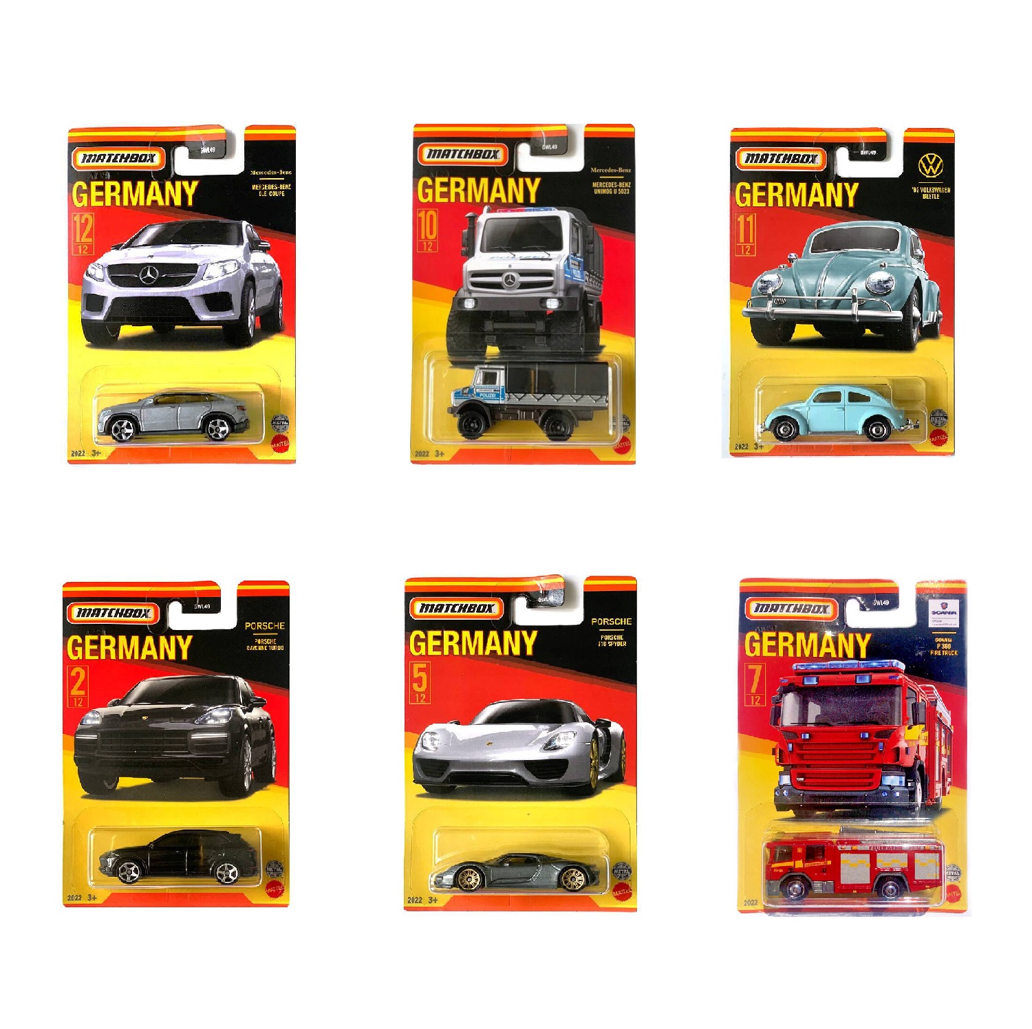 Автомобиль Matchbox 1:64 без механизмов в ассортименте GWL49 - фото 2