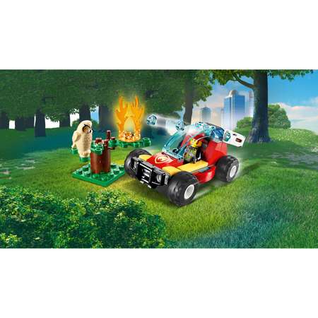 Конструктор LEGO City Fire Лесные пожарные блочный
