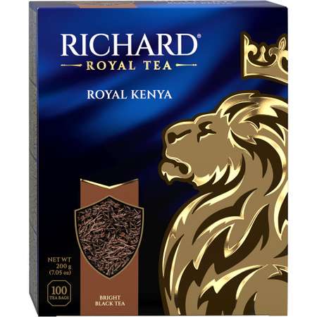 Чай в пакетиках Richard Royal Kenya черный 100 шт