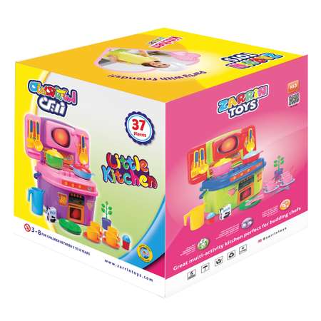 Кухня детская Zarrin Toys Little Kitchen с набором 37 предметов