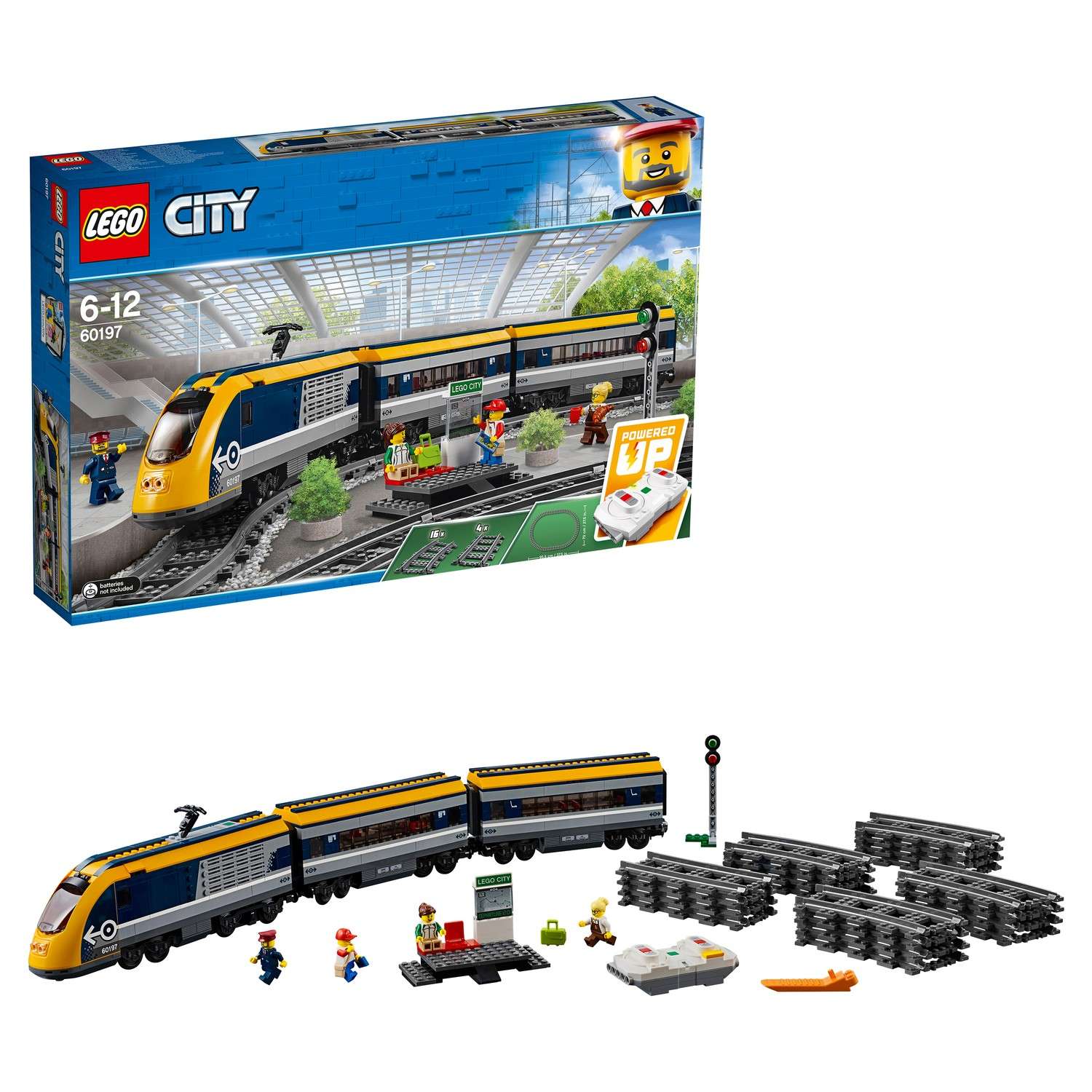 Конструктор LEGO City Trains Пассажирский поезд 60197 - фото 1